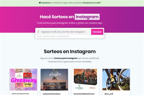 aplicacin sorteo instagram gratis|Sorteo Instagram